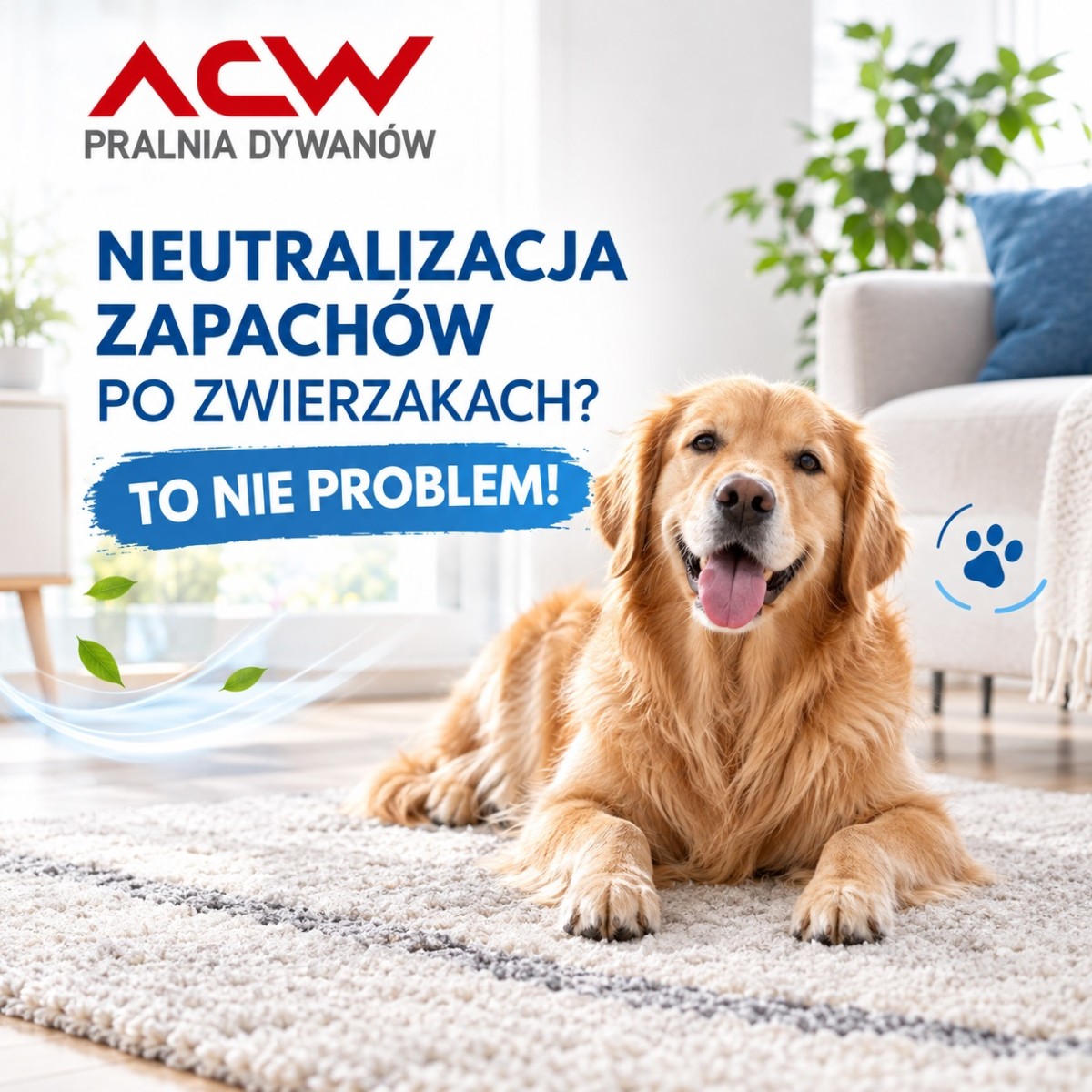 Neutralizacja zapachów – szczególnie ważna, gdy w domu są zwierzęta